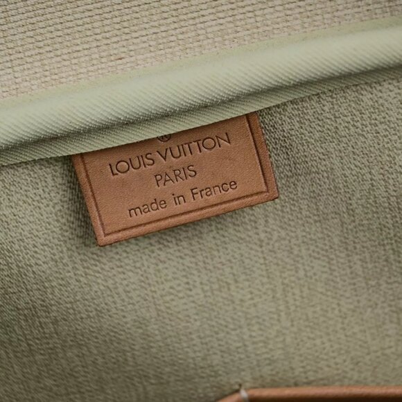 LOUIS VUITTON LV Logo Deauville Hand Bag Monogram Leather Brown - Picture 5 of 16